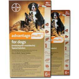 Advantage Multi for Dogs 88.1-110 lbs 12 Month